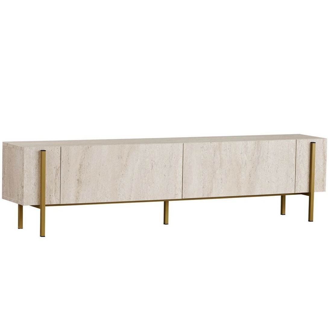 Televizní stolek Glamour - Travertine