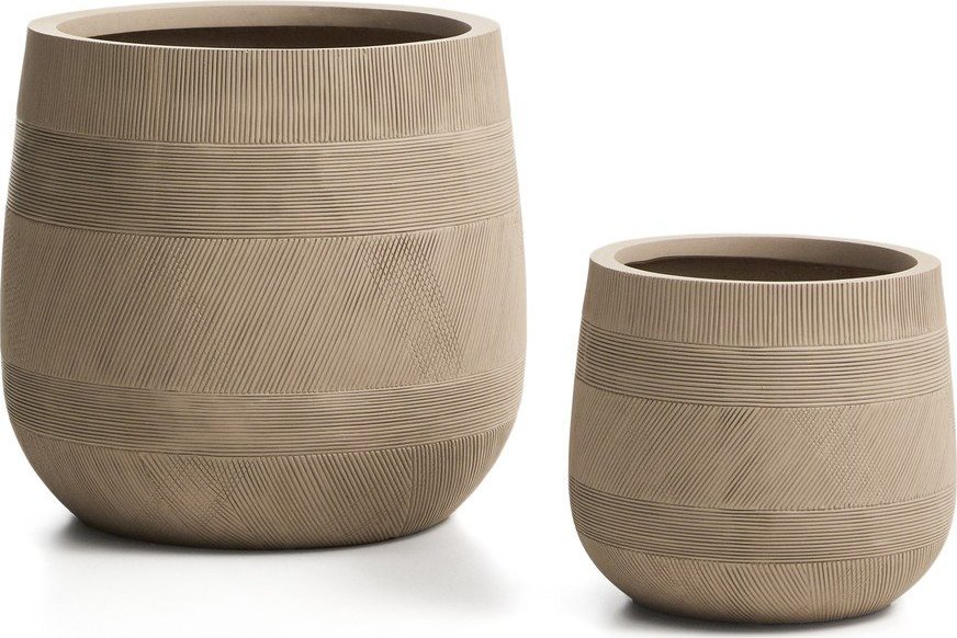 Betonové obaly na květináče v sadě 2 ks ø 50 cm Tival – Kave Home