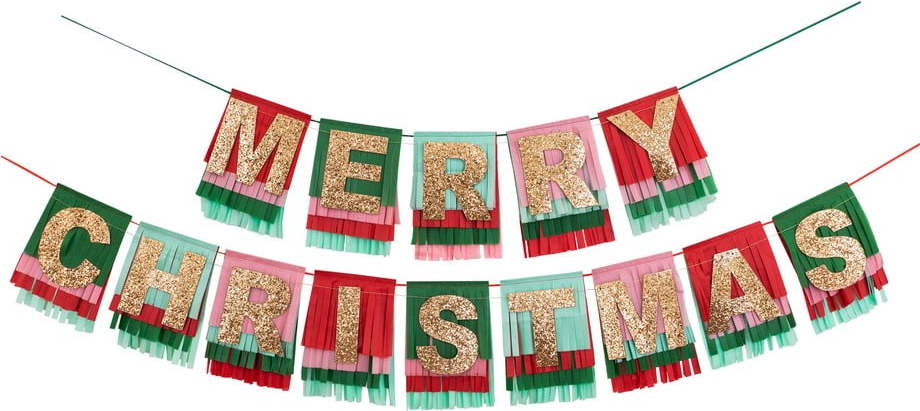 Girlanda s vánočním motivem Mery Christmas – Meri Meri