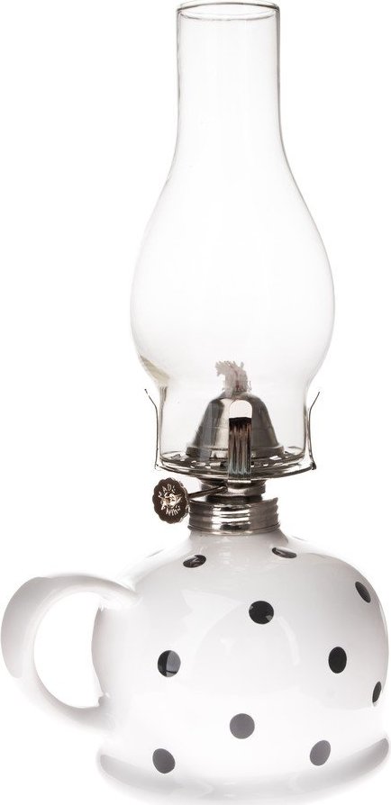Keramická petrolejová lampa (výška 28 cm) – Dakls