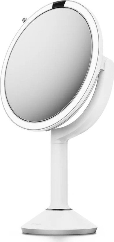 Kosmetické zrcadlo s osvětlením/zvětšovací (zvětšení 5x/zvětšení 10x) ø 20 cm Trio – simplehuman