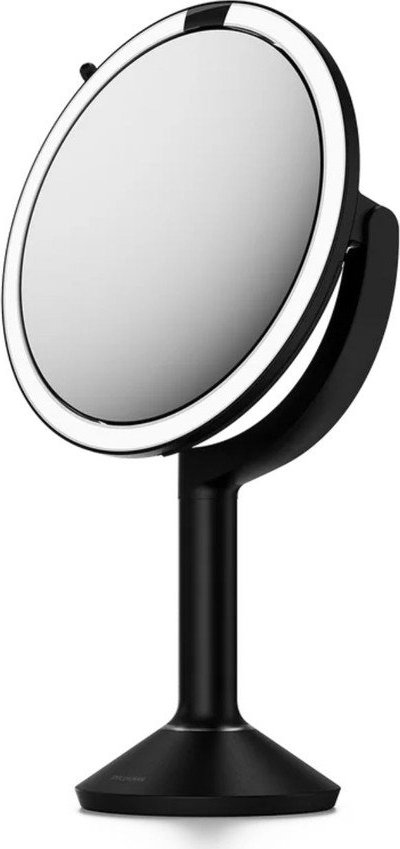 Kosmetické zrcadlo s osvětlením/zvětšovací (zvětšení 5x/zvětšení 10x) ø 20 cm Trio – simplehuman