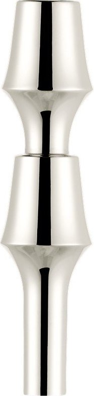 Kovová váza v leskle stříbrné barvě (výška 11 cm) BMF – STOFF Nagel