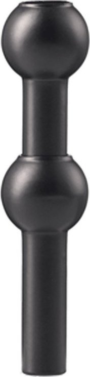 Matně černá kovová váza (výška 10 cm) Nagel – STOFF Nagel
