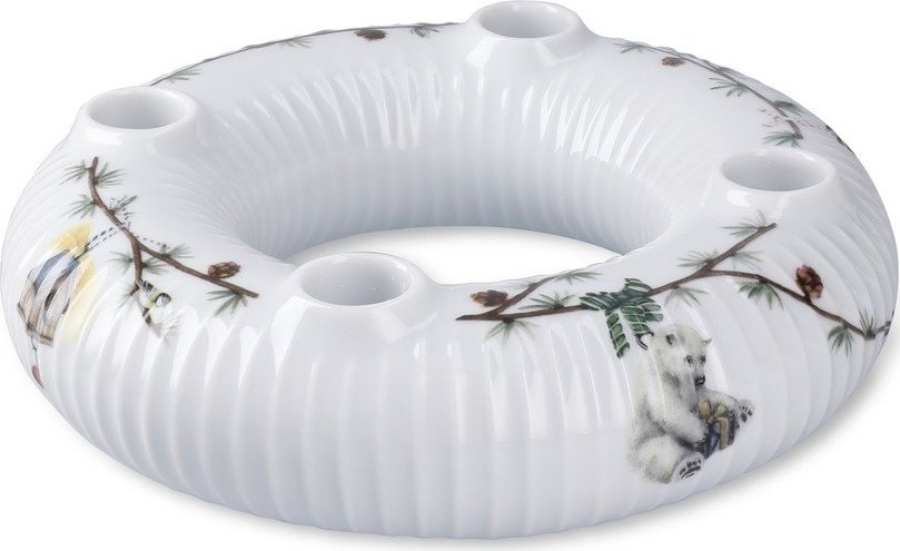 Porcelánový adventní svícen s vánočním motivem Hammershøi Christmas – Kähler Design