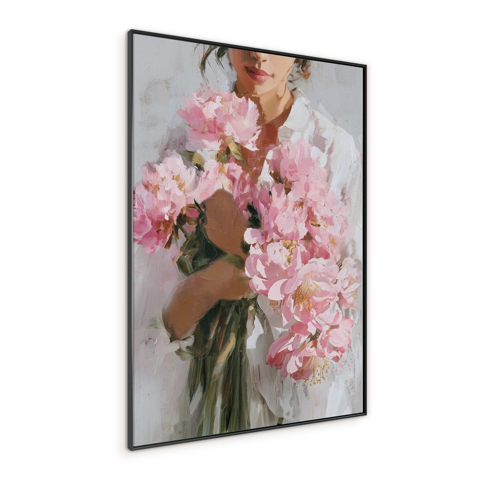 Tištěný obraz s rámem/na plátně 70x100 cm Floral Embrace – Styler