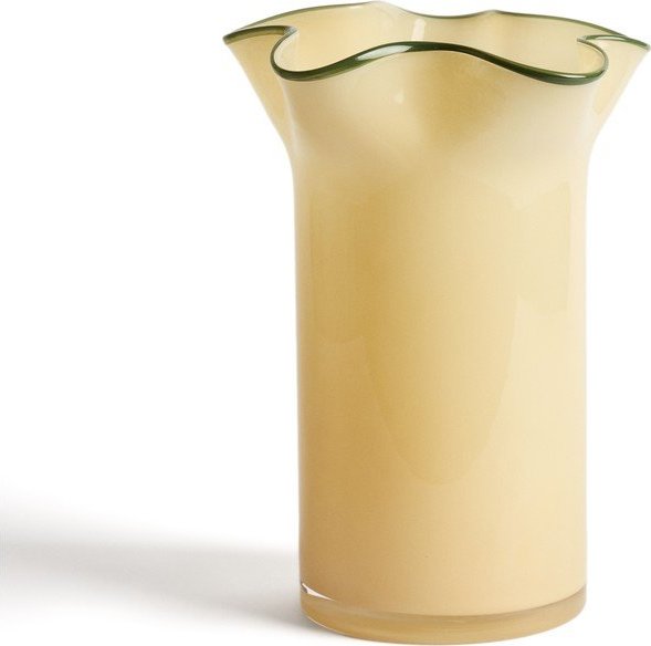 Žlutá skleněná váza (výška 31 cm) Endasi – Kave Home