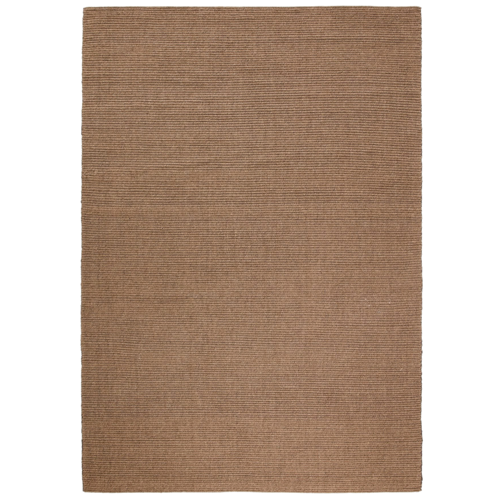 Kave Home Hnědý vlněný koberec Imerna 230 x 160 cm