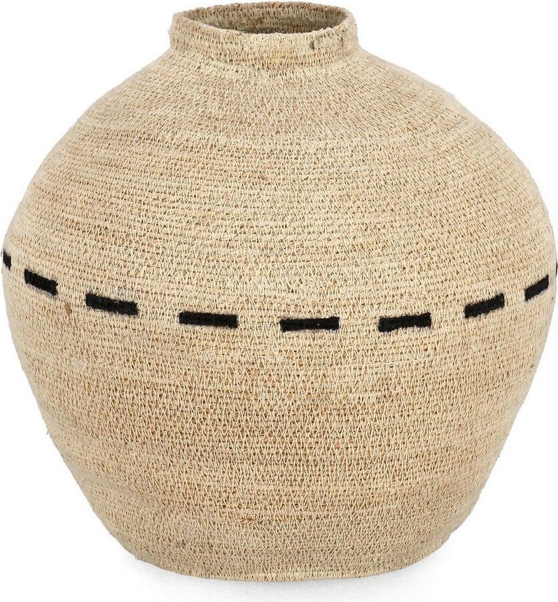 Béžová ratanová ručně vyrobená váza (výška 31 cm) Hue – Bizzotto