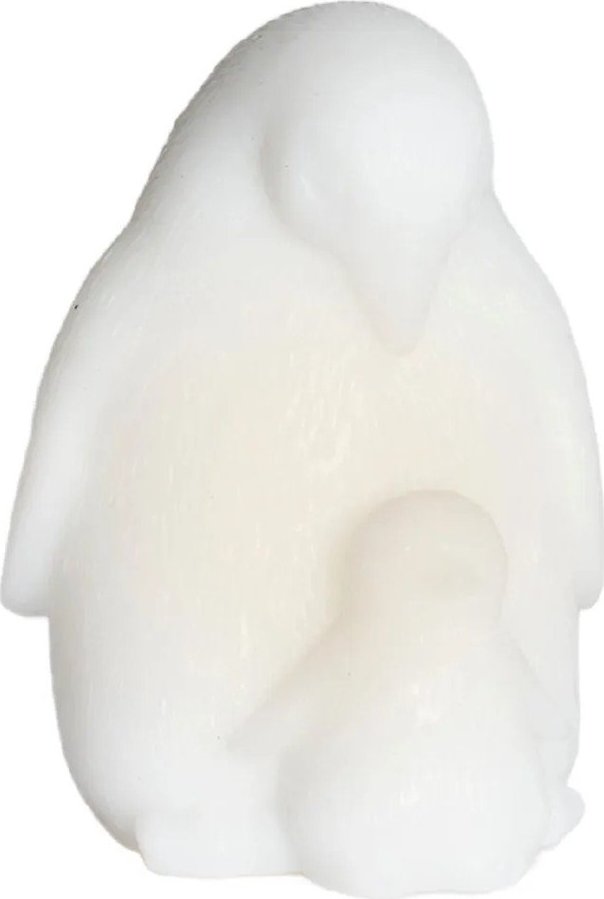 Bílá světelná dekorace na baterky ø 9 cm Penguin – Sirius