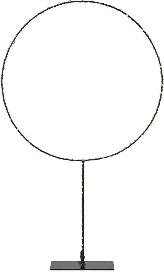 Černá vánoční světelná dekorace Markslöjd Alpha Circle