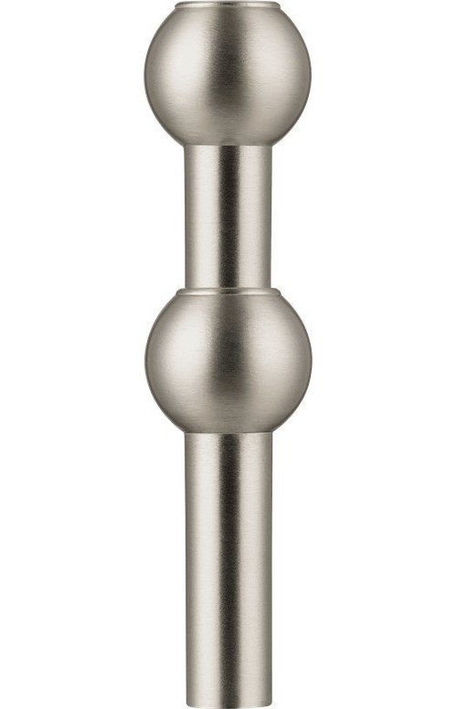 Kovová váza v matně stříbrné barvě (výška 10 cm) Nagel – STOFF Nagel