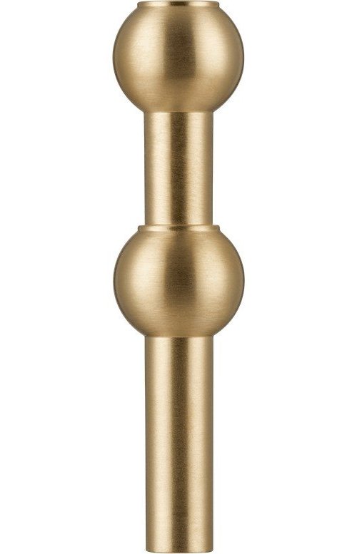 Kovová váza v mosazné barvě (výška 10 cm) Nagel – STOFF Nagel