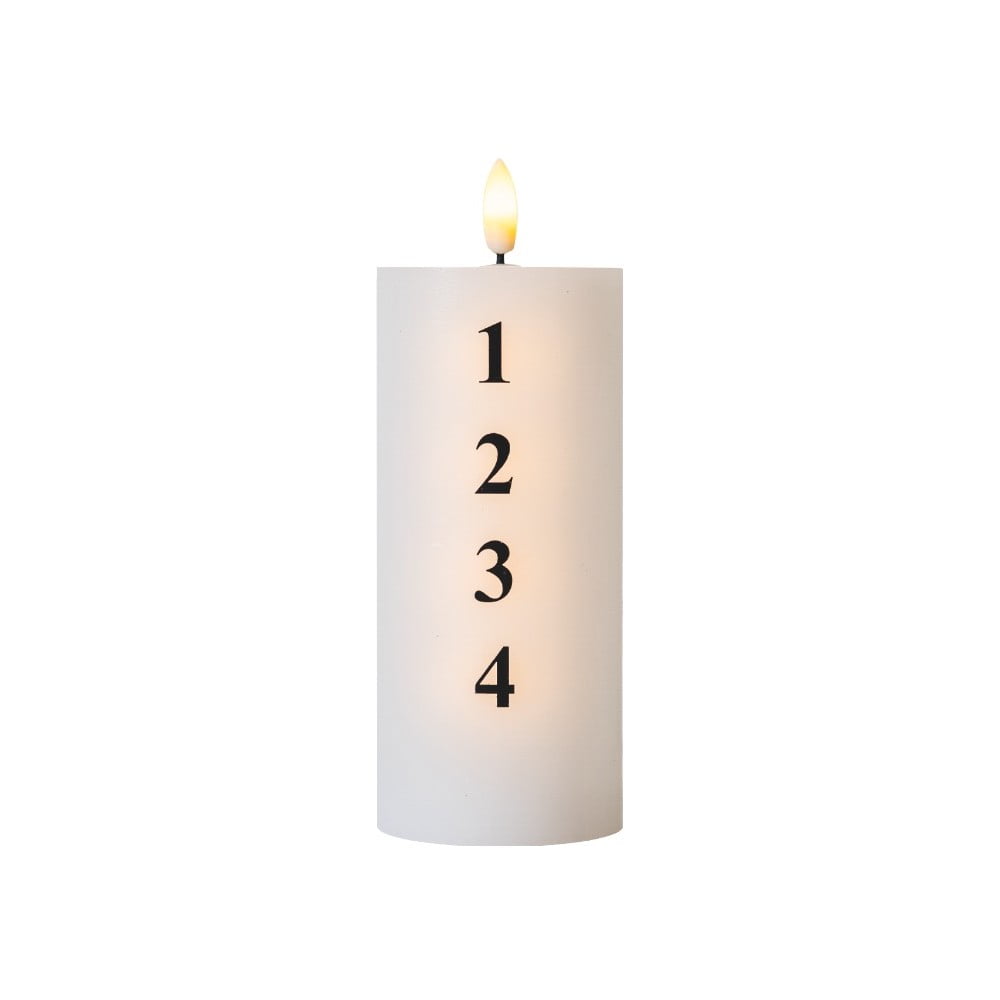 LED svíčka na baterky (výška 15 cm) Sille Advent – Sirius