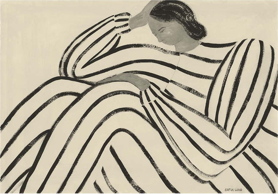 Plakát 70x50 cm Waiting – Sofia Lind – The Poster Club