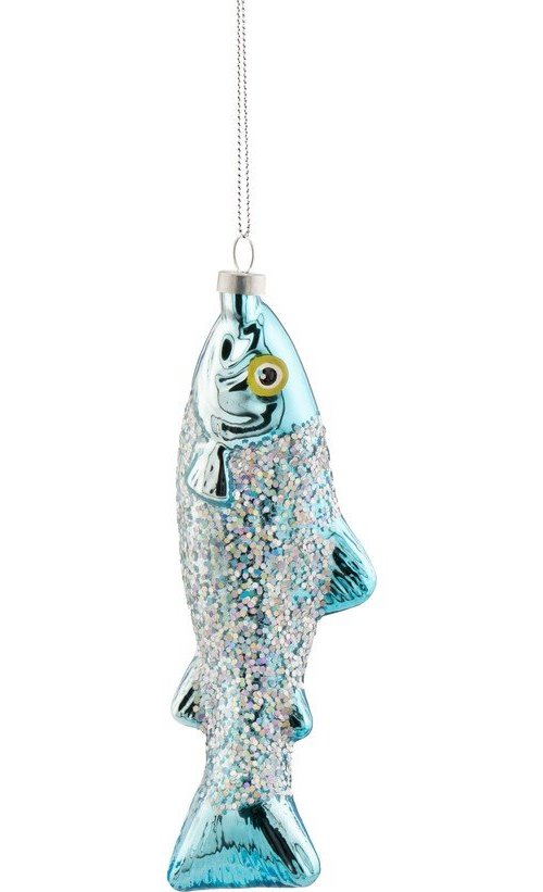Skleněná vánoční ozdoba 5 cm Sardine – Sass & Belle
