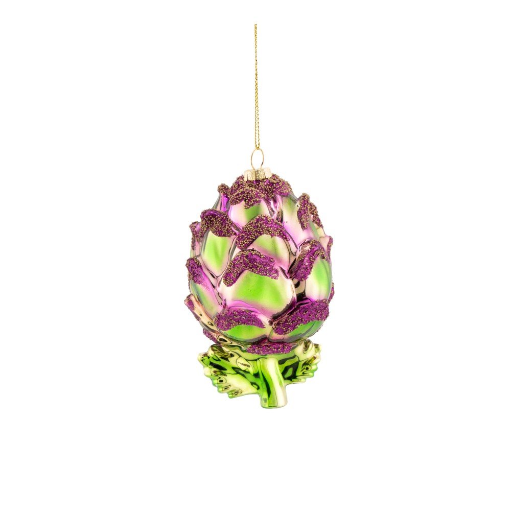 Skleněná vánoční ozdoba 7 cm Artichoke – Sass & Belle