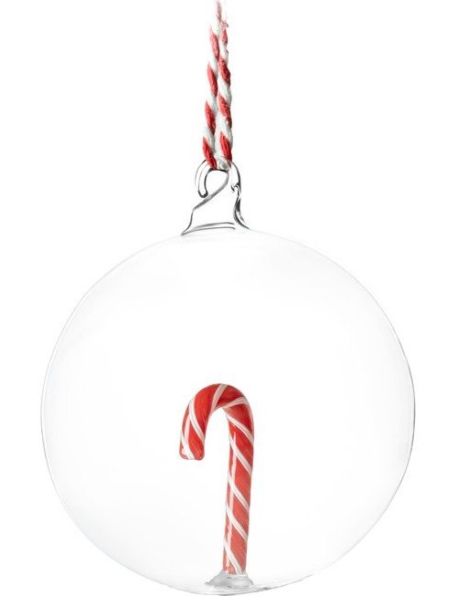 Skleněná vánoční ozdoba 8 cm Candy Cane – Sass & Belle
