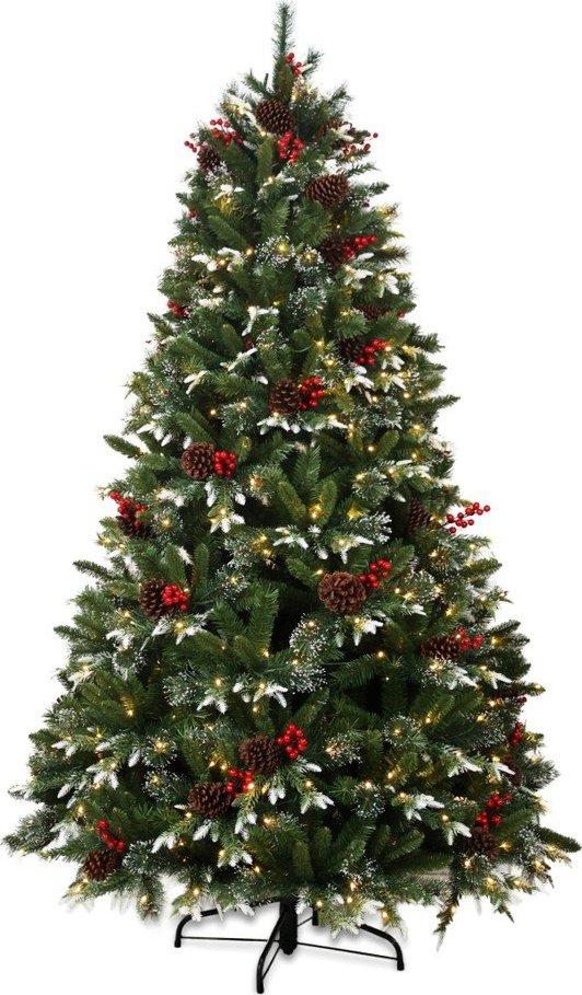 Umělý vánoční stromeček výška 210 cm Snowy Pine LED – Můj Stromeček