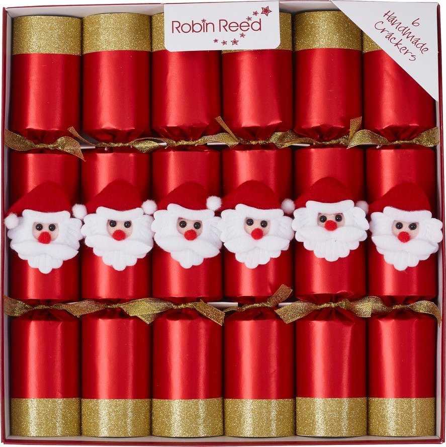 Vánoční crackery v sadě 6 ks Jolly Santa – Robin Reed