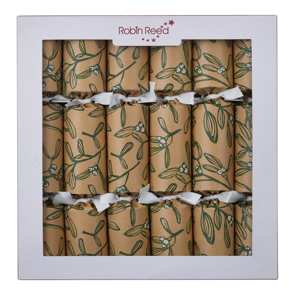 Vánoční crackery v sadě 6 ks Mistletoe Vintage – Robin Reed