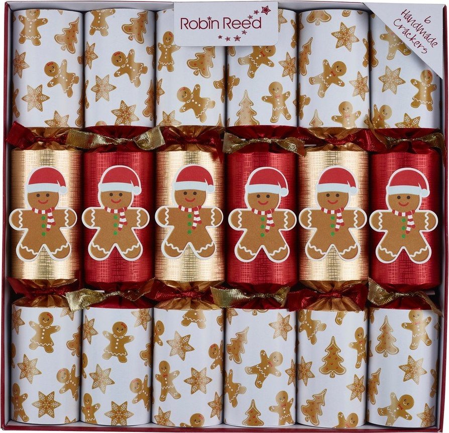 Vánoční crackery v sadě 6 ks Racing Gingerbread – Robin Reed