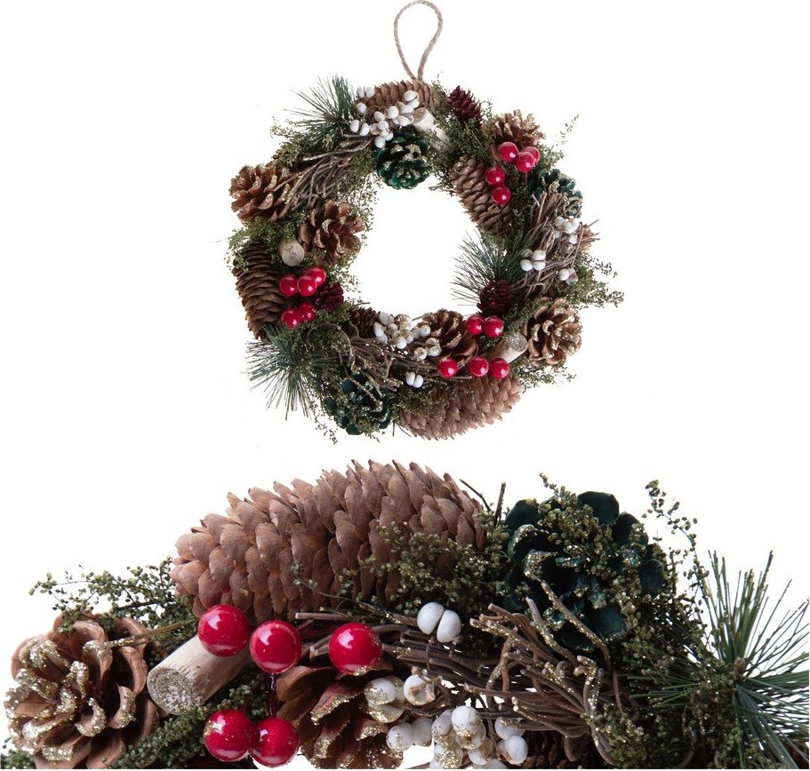 Vánoční věnec ø 25 cm Berry & Pine – Brandani