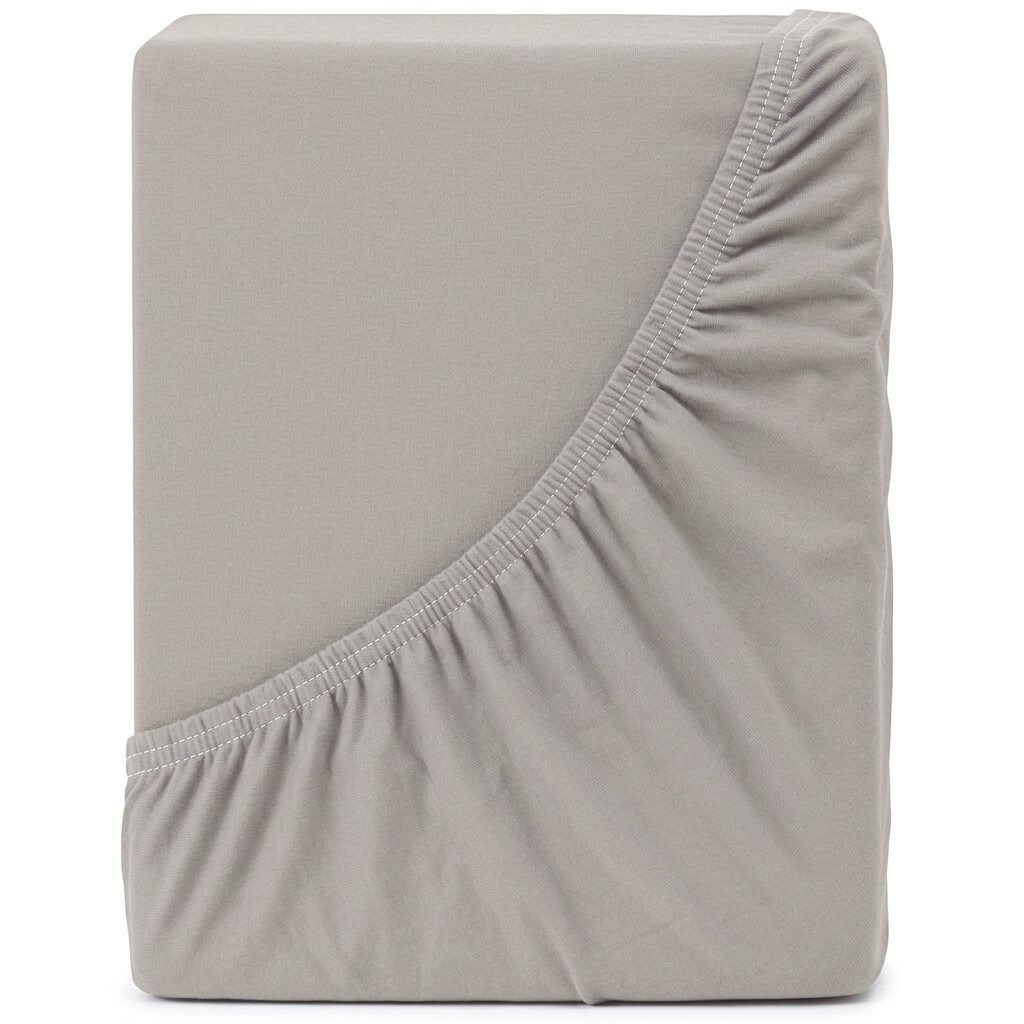 4Home Jersey prostěradlo IDEAL taupe