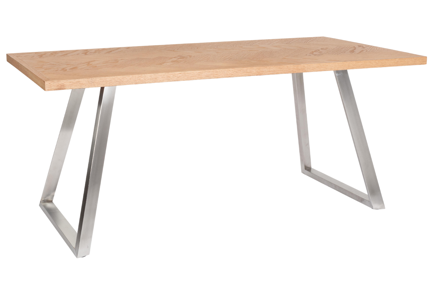 Bizzotto Jídelní stůl Dukat 180 x 90 cm se stříbrnou podnoží