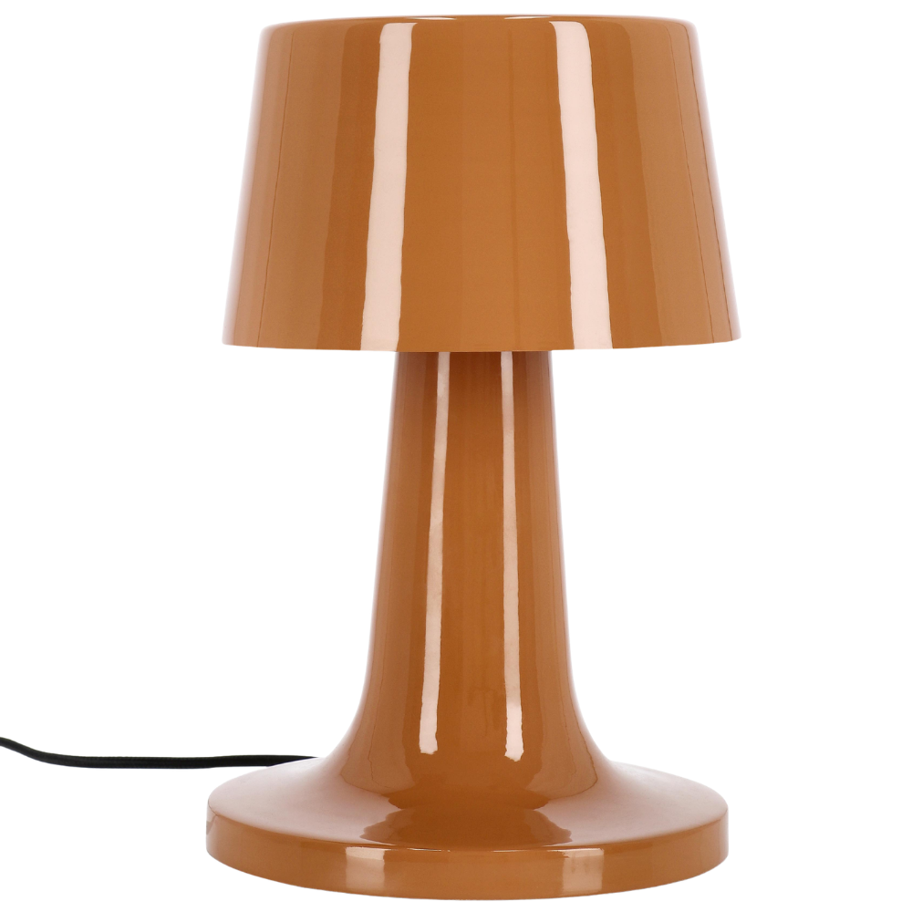 Bizzotto Oranžová koková stolní lampa Turner 39 cm