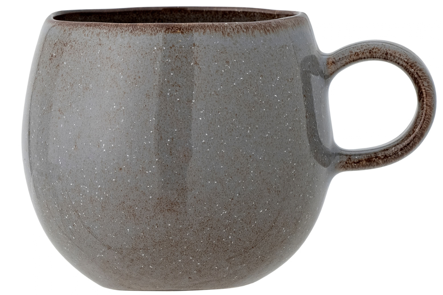 Bloomingville Šedý kameninový hrnek Sandrine 500 ml