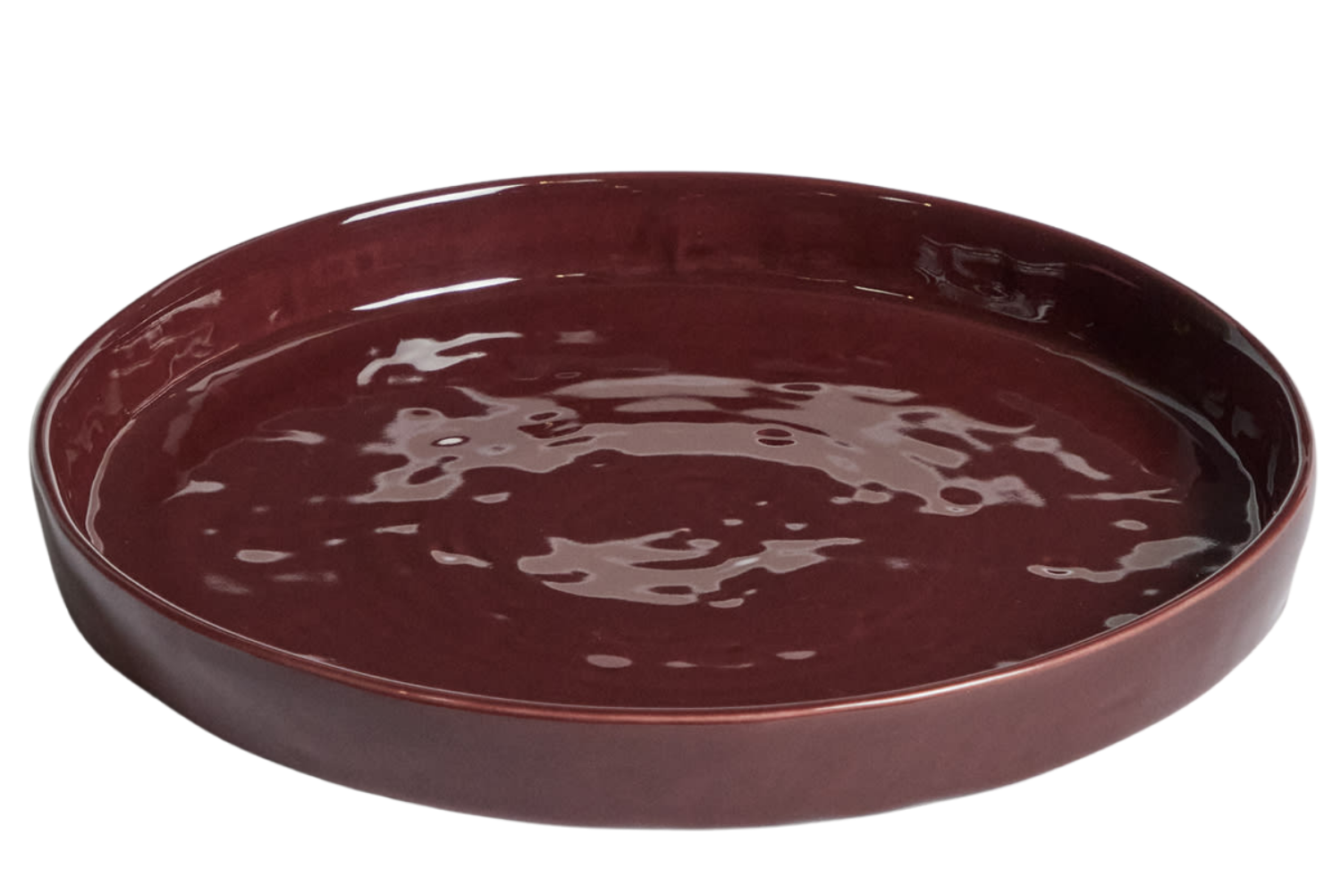 Kave Home Červený dezertní talíř Daner Ø23 cm