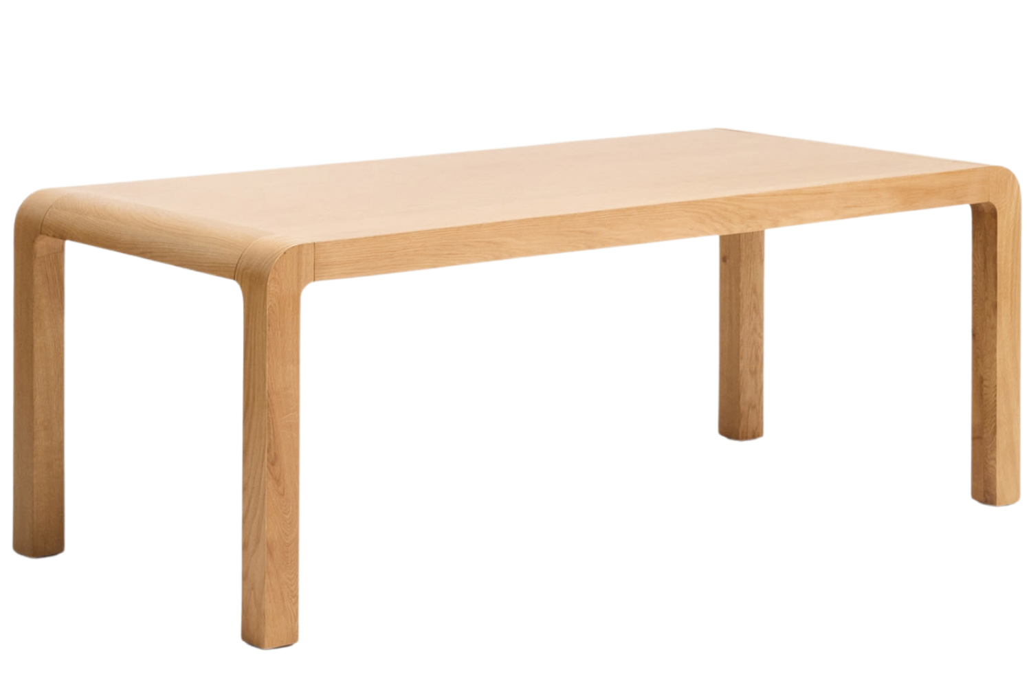 Kave Home Dubový rozkládací jídelní stůl Erisia 200/280 x 100 cm