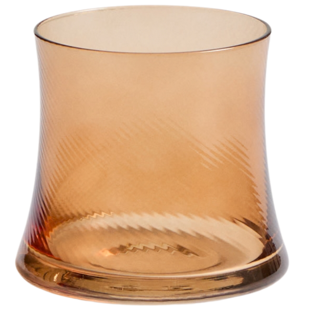 Kave Home Hnědá sklenička Alori 340 ml