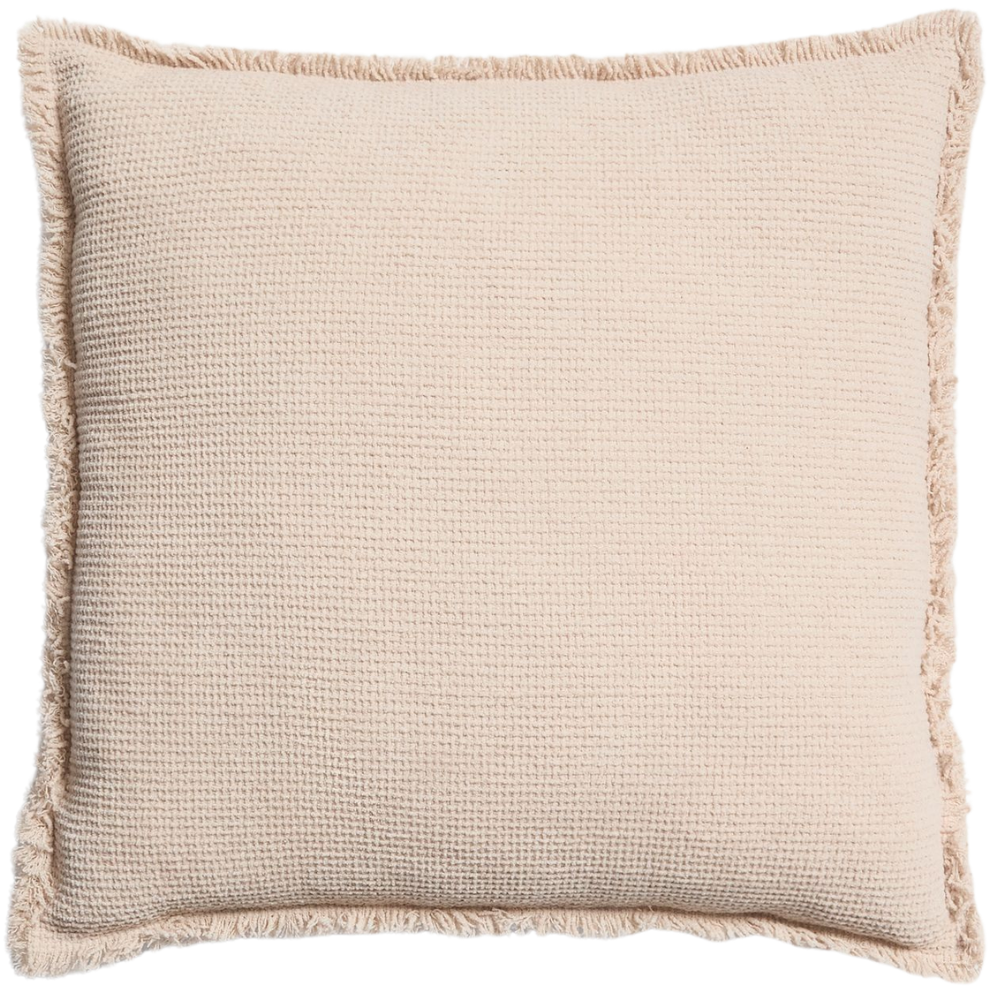 Kave Home Krémový bavlněný povlak na polštář Meral 45 x 45 cm