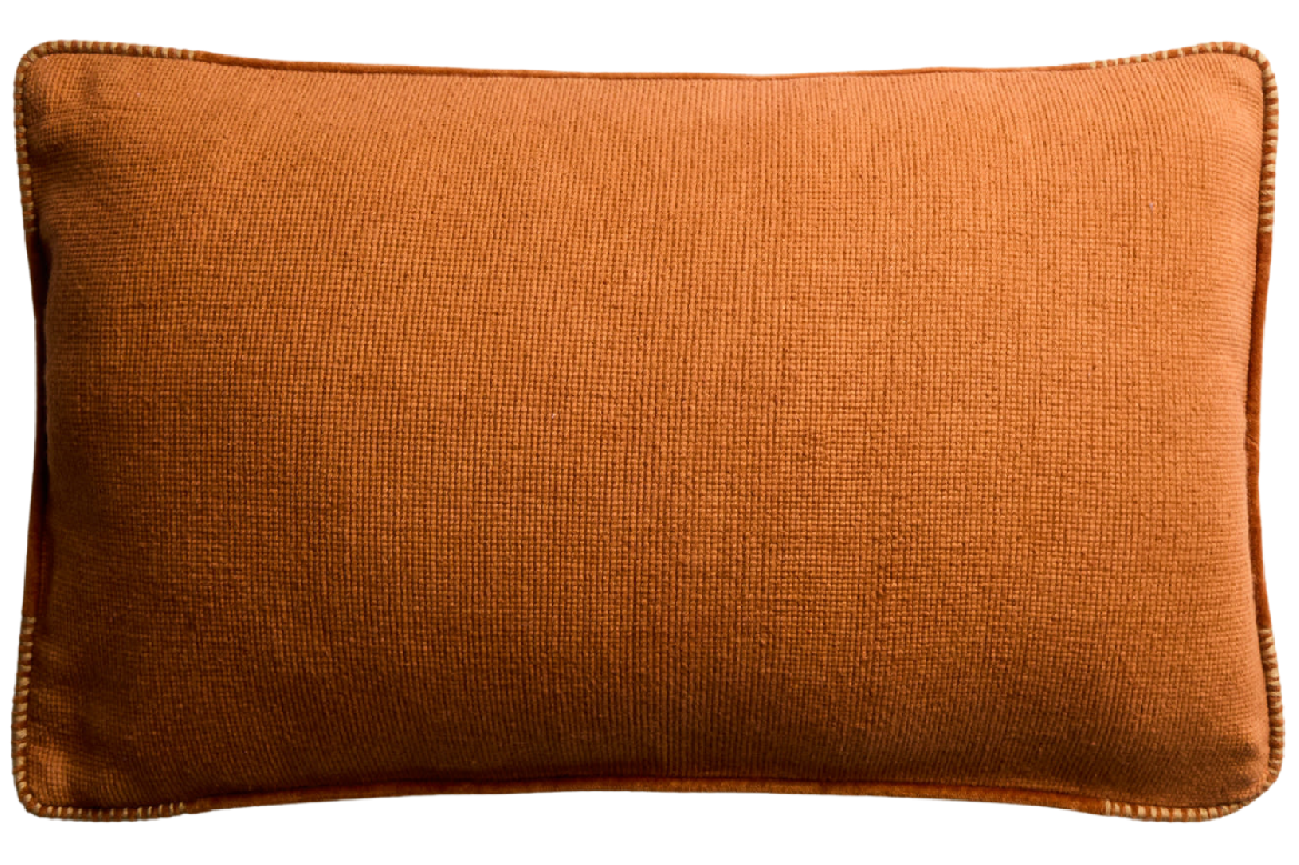 Kave Home Oranžový bavlněný povlak na polštář Lunor 30 x 50 cm