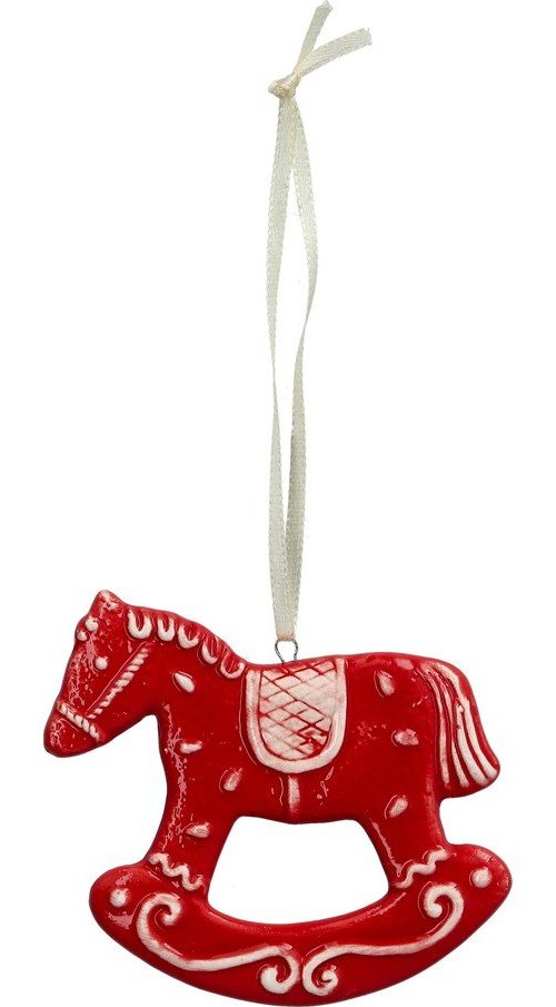 Keramická vánoční ozdoba 10 cm Vinterby – Dakls