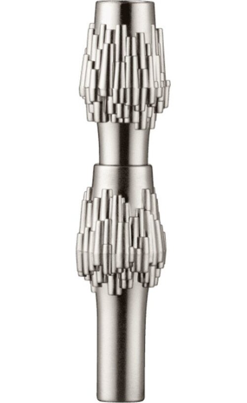 Kovová váza v matně stříbrné barvě (výška 10 cm) Quist – STOFF Nagel