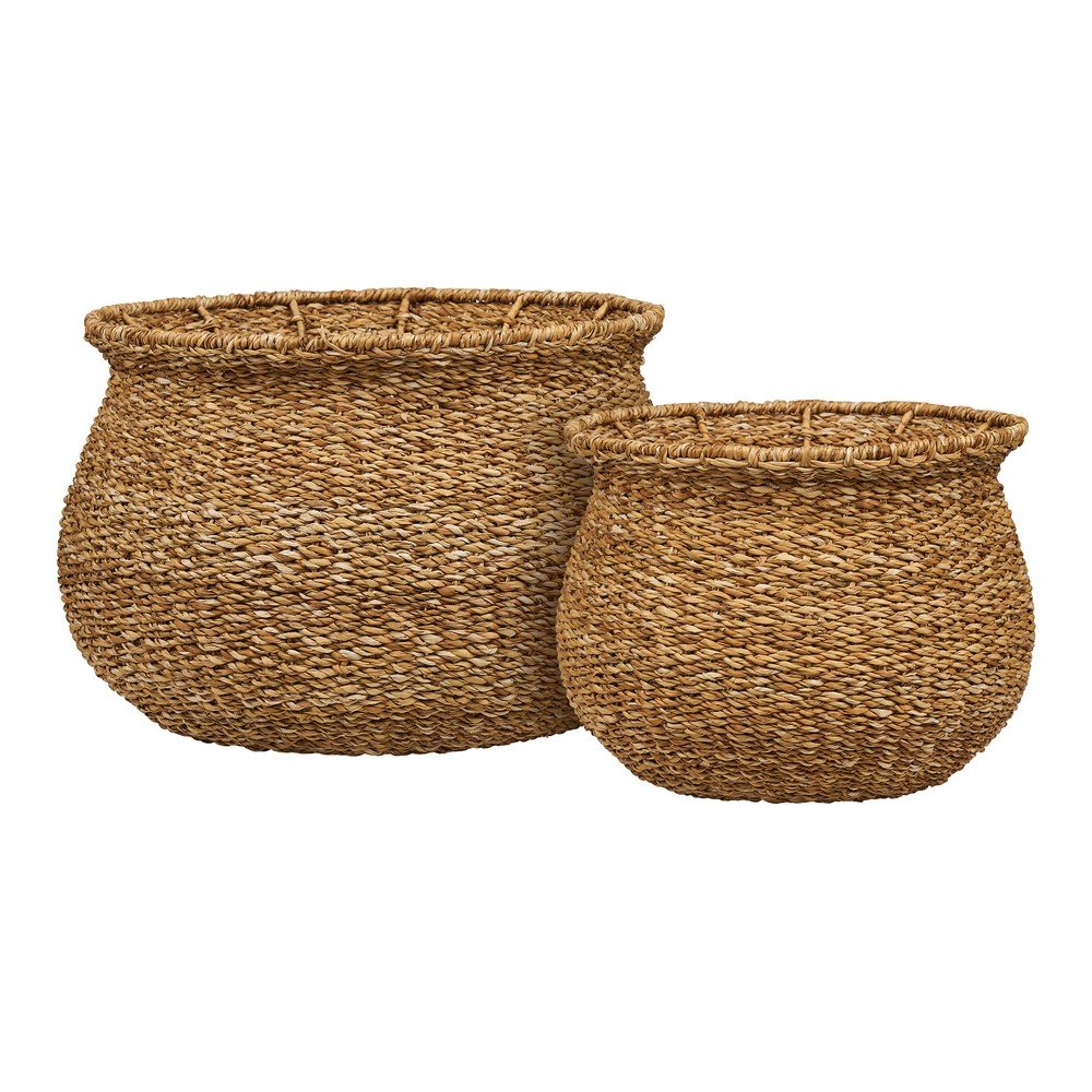 Květináče v sadě 2 ks z mořské trávy ø 46 cm Eden – House Nordic