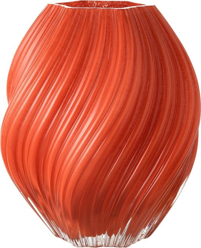 Ručně vyrobená váza v cihlové barvě (výška 23 cm) Selma – Ellos Home