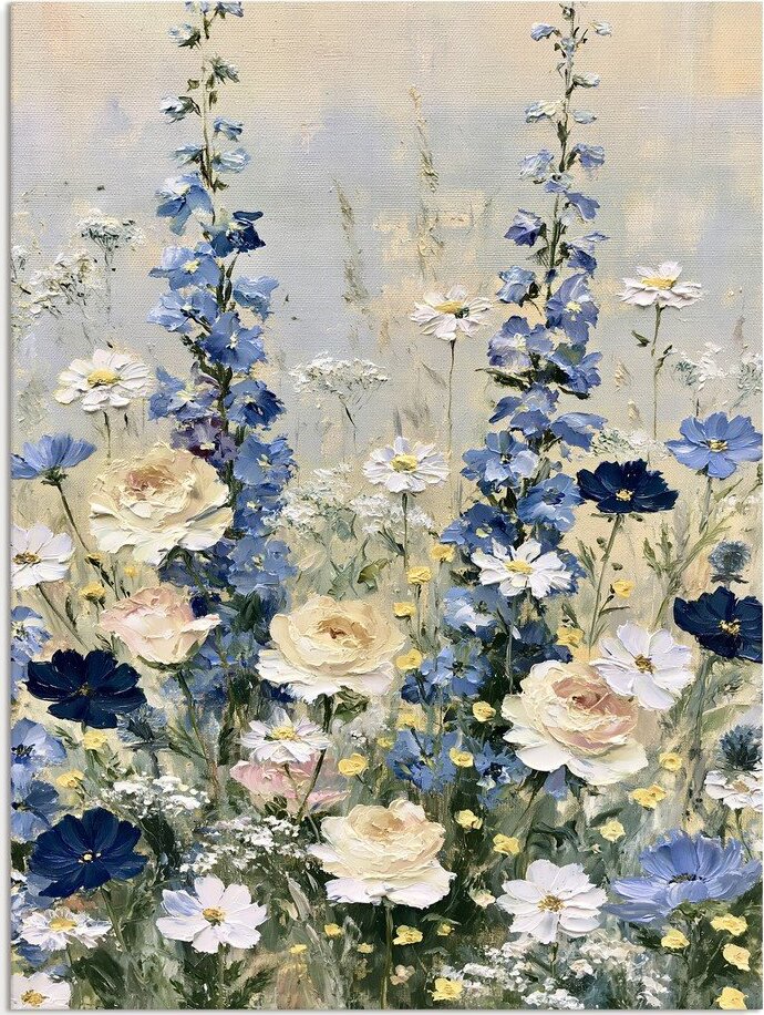 Tištěný obraz na plátně 60x80 cm Blue Meadow – Styler